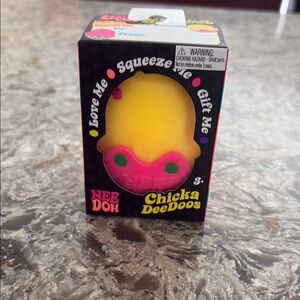 Chicka DeeDoos Yellow & Pink Squeeze Toy by